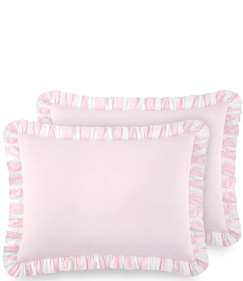 kate spade new york Sateen Ruffle Reversible Comforter Mini Set