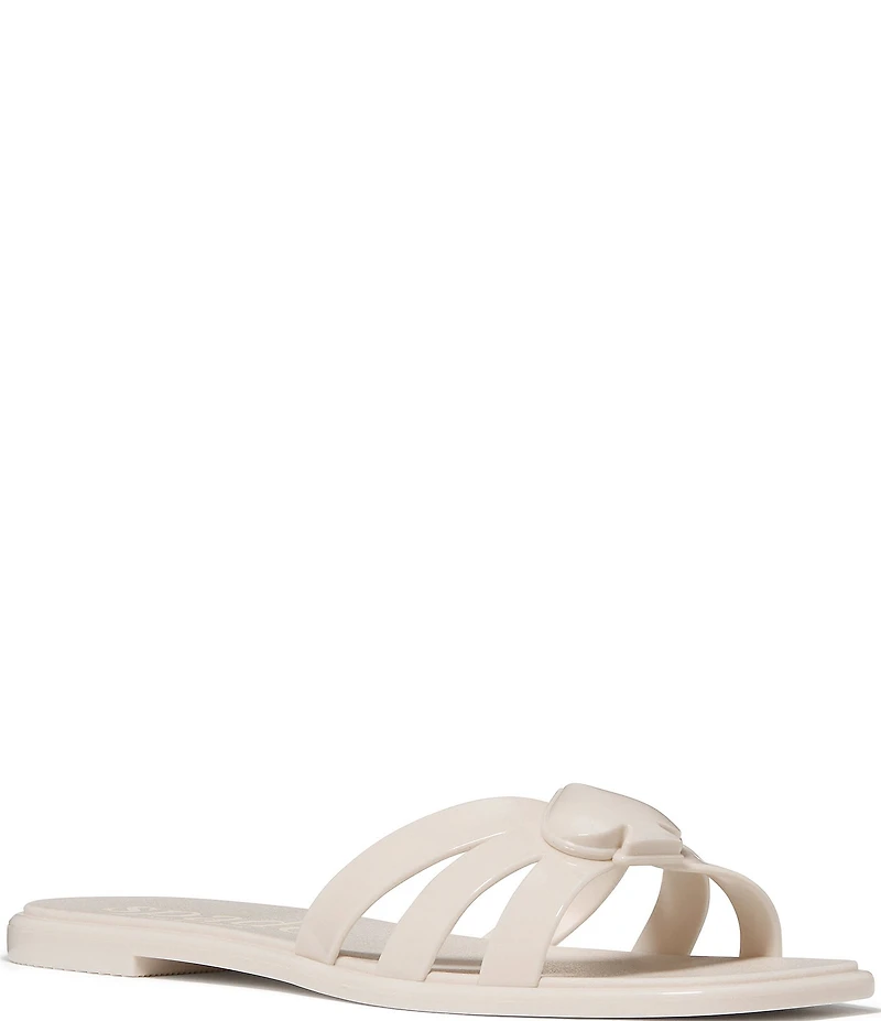 kate spade new york Sculpted Spade Jelly Slip On Sandals