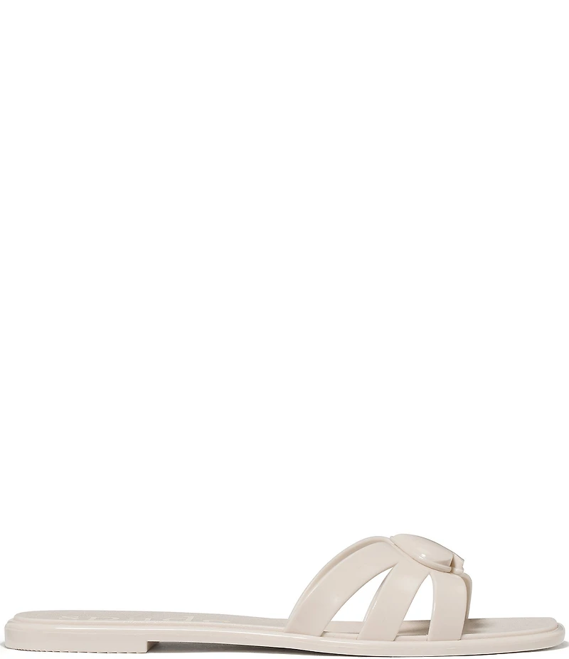 kate spade new york Sculpted Spade Jelly Slip On Sandals