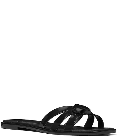 kate spade new york Sculpted Spade Jelly Slip On Sandals