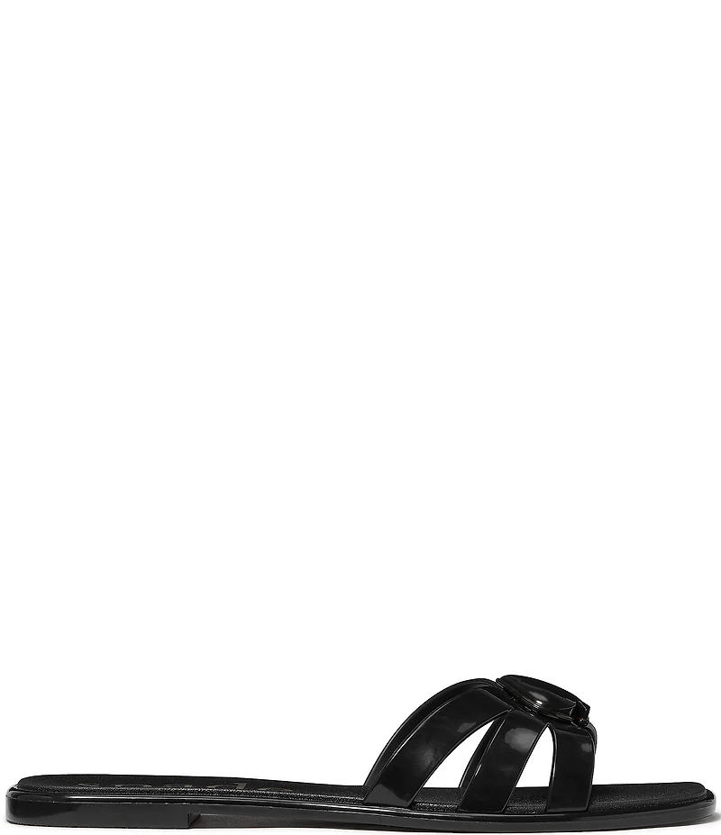 kate spade new york Sculpted Spade Jelly Slip On Sandals