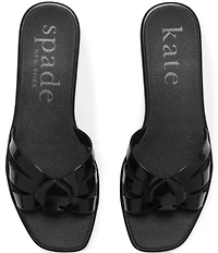 kate spade new york Sculpted Spade Jelly Slip On Sandals