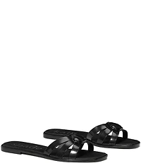 kate spade new york Sculpted Spade Jelly Slip On Sandals