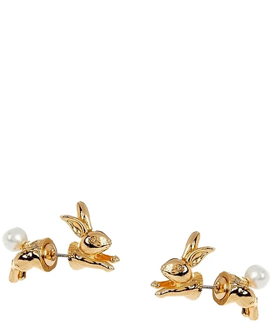 kate spade new york Secret Garden Bunny Front Back Earrings