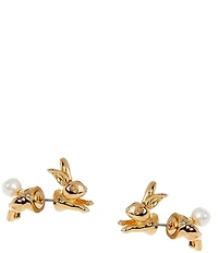 kate spade new york Secret Garden Bunny Front Back Earrings