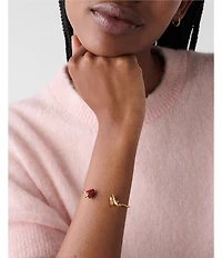 kate spade new york Secret Garden Strawberry and Bunny Cuff Bracelet