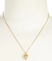 kate spade new york Secret Garden Strawberry Short Pendant Necklace