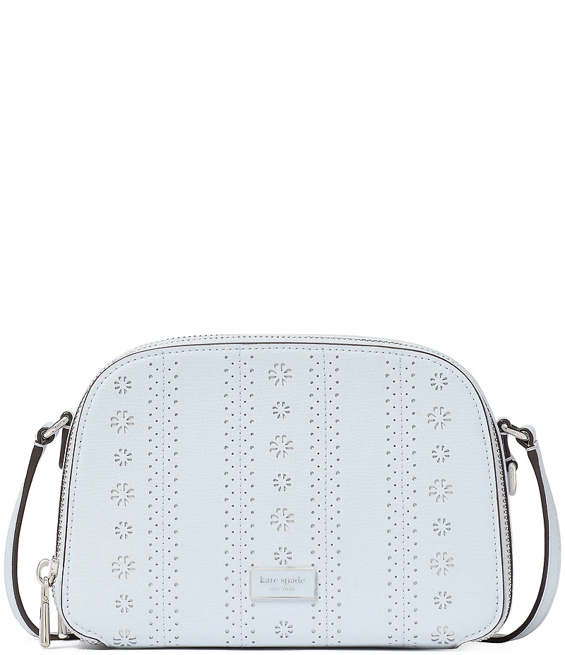 kate spade new york Serena Leather Laser Cut Dome Crossbody Bag