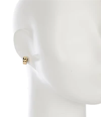 kate spade new york Set In Stone Chunky Huggie Hoop Earrings