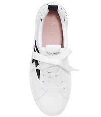 kate spade new york Signature Leather Sneakers