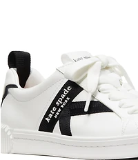 kate spade new york Signature Leather Sneakers