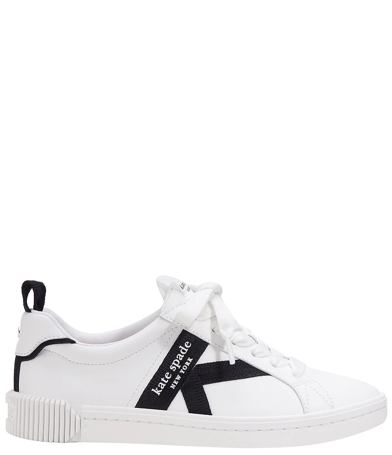 kate spade new york Signature Leather Sneakers