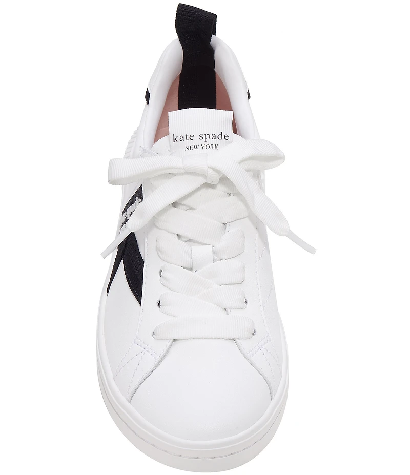 kate spade new york Signature Leather Sneakers