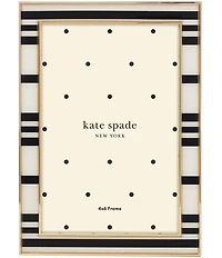 kate spade new york Sitting Pretty 4#double; x 6#double; Stripe Frame