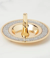 kate spade new york Sitting Pretty Pink Glitter Ring Dish
