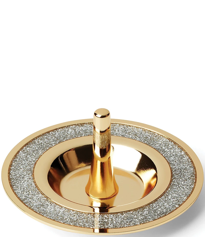 kate spade new york Sitting Pretty Pink Glitter Ring Dish