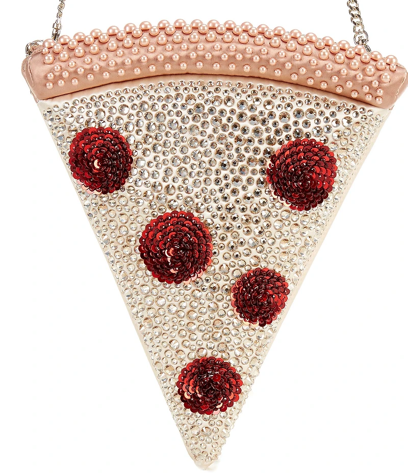 kate spade new york Slice Crystal 3D Pizza Crossbody Bag