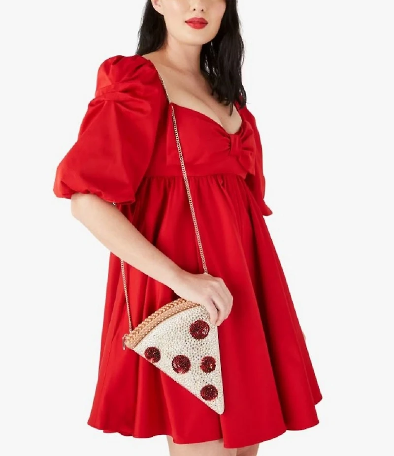 kate spade new york Slice Crystal 3D Pizza Crossbody Bag