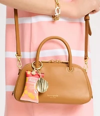 kate spade new york Snack Time Embossed Patent Key Fob