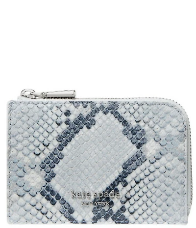 kate spade new york Snake Embossed Leather Mini Card Case