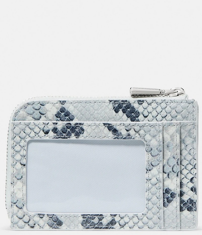 kate spade new york Snake Embossed Leather Mini Card Case