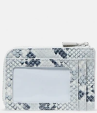 kate spade new york Snake Embossed Leather Mini Card Case