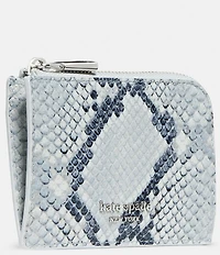 kate spade new york Snake Embossed Leather Mini Card Case