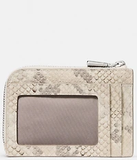 kate spade new york Snake Embossed Leather Mini Card Case