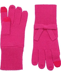 kate spade new york Solid Bow Gloves