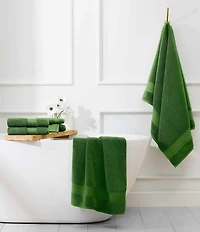 kate spade new york Solid Dot Dobby Zero Twist Cotton Bath Towels