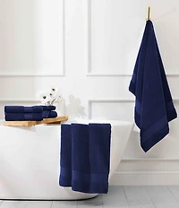 kate spade new york Solid Dot Dobby Zero Twist Cotton Bath Towels