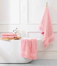 kate spade new york Solid Dot Dobby Zero Twist Cotton Bath Towels