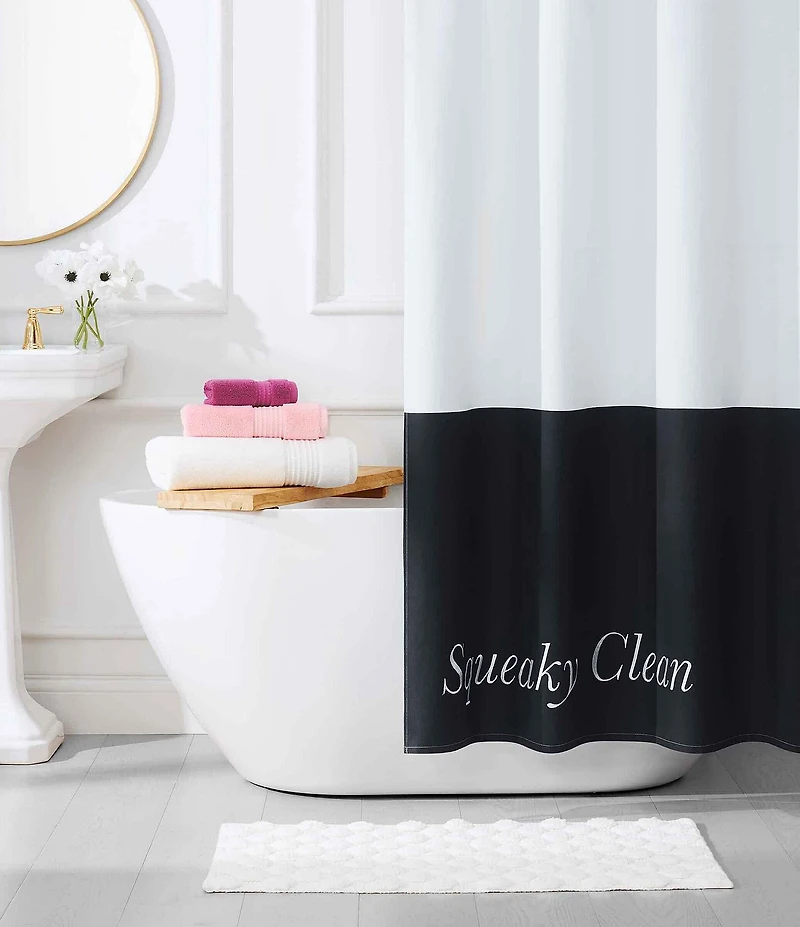 kate spade new york Solid Dot Dobby Zero Twist Cotton Bath Towels