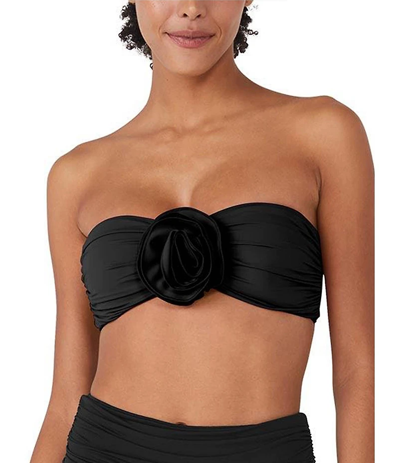 kate spade new york Solid Sweetheart Bandeau Bra Swim Top
