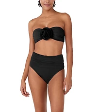 kate spade new york Solid Sweetheart Bandeau Bra Swim Top
