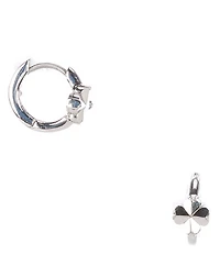 kate spade new york Spade Flower Huggie Hoop Earrings