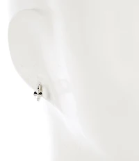 kate spade new york Spade Flower Huggie Hoop Earrings