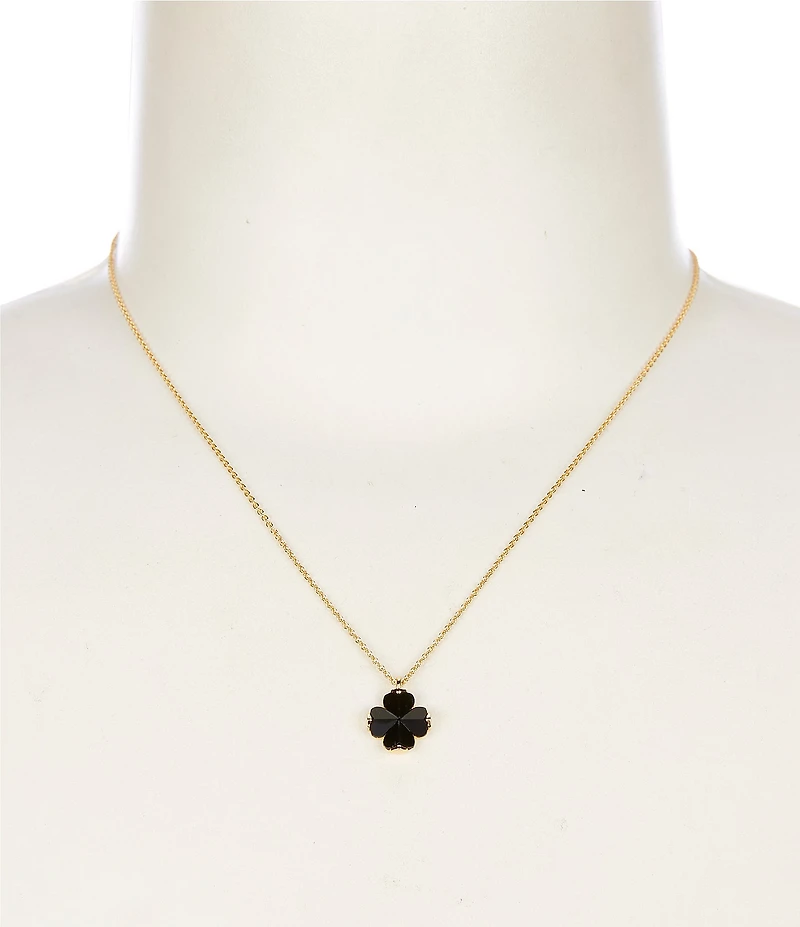 kate spade new york Spade Flower Mini Short Pendant Necklace