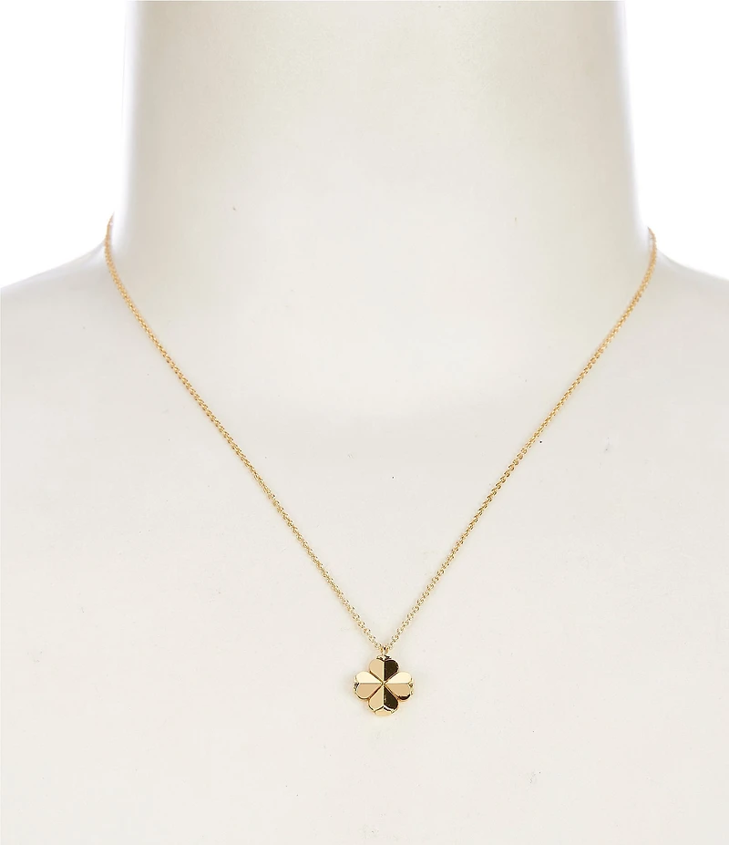 kate spade new york Spade Flower Mini Short Pendant Necklace