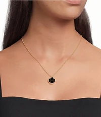 kate spade new york Spade Flower Mini Short Pendant Necklace