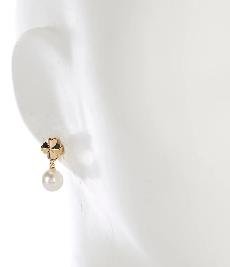 kate spade new york Spade Flower Pearl Drop Earrings