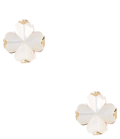 kate spade new york Spade Flower Pearl Stud Earrings