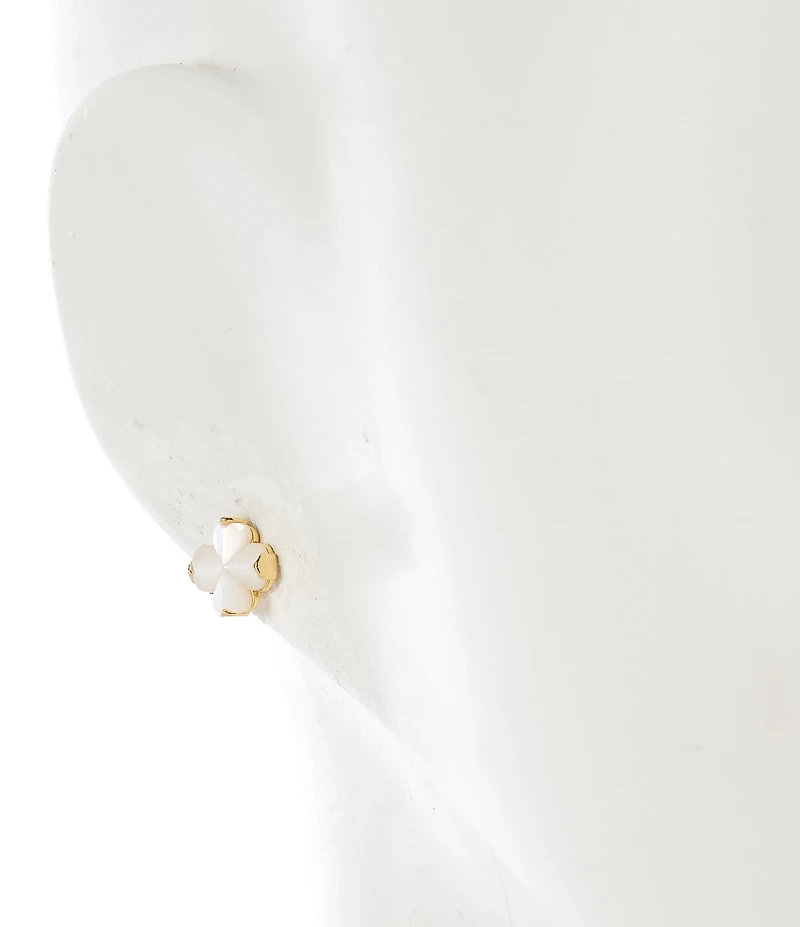 kate spade new york Spade Flower Pearl Stud Earrings