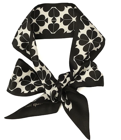 kate spade new york Spade Flower Skinny Scarf