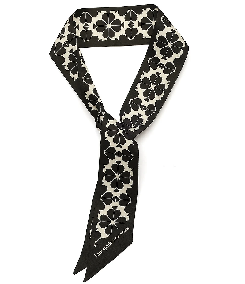 kate spade new york Spade Flower Skinny Scarf