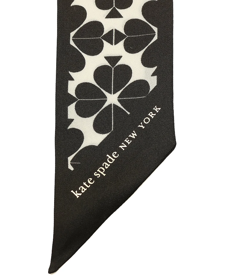 kate spade new york Spade Flower Skinny Scarf