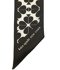kate spade new york Spade Flower Skinny Scarf