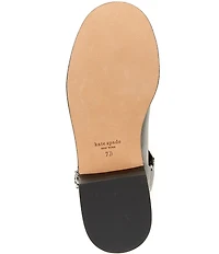 kate spade new york Spade Flower Studded Leather Engineer Booties