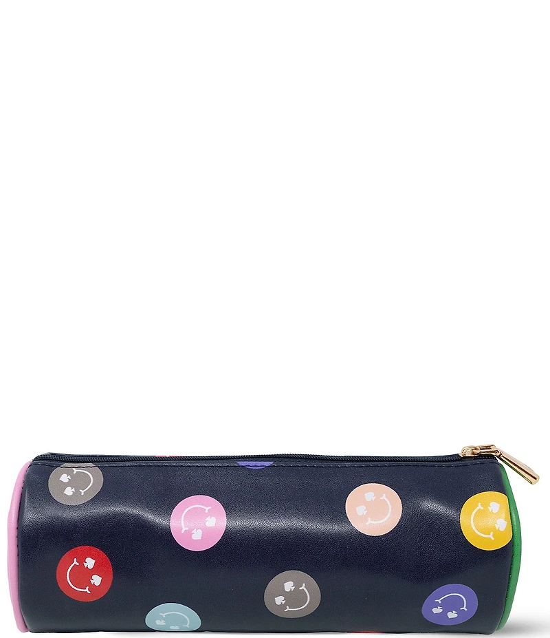 kate spade new york Spade Smiley Round Pencil Case