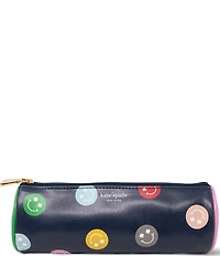 kate spade new york Spade Smiley Round Pencil Case